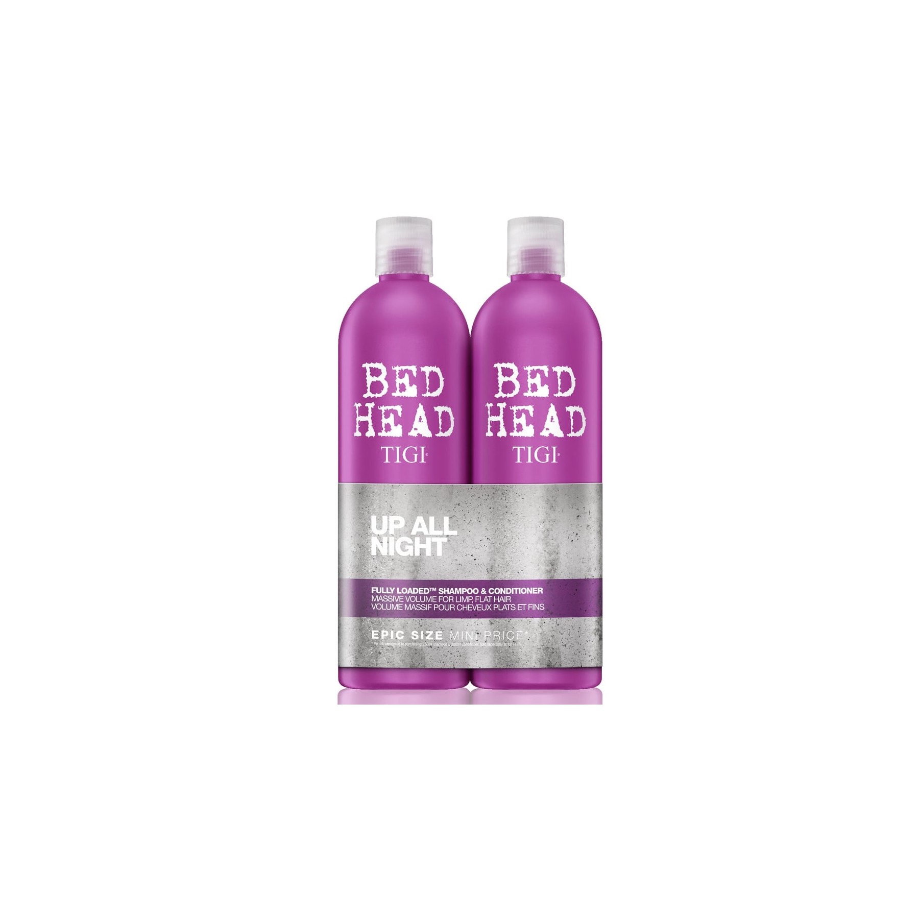 TIGI - Bed Head Fully Loaded Massive Volume Shampoo + Conditioner 2x 750 ml