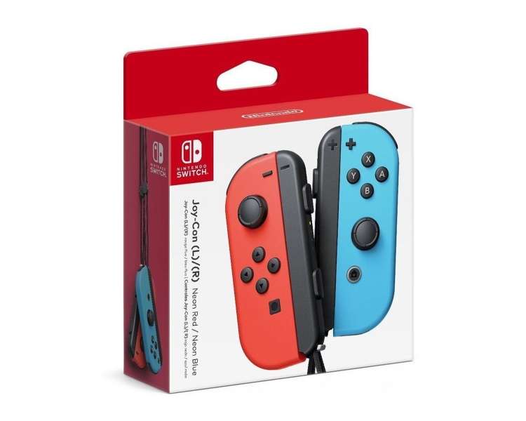 Nintendo Switch Joy-Con Controller Controlador Mando Pair - Neon Rojo (L) & Neon Azul (R)
