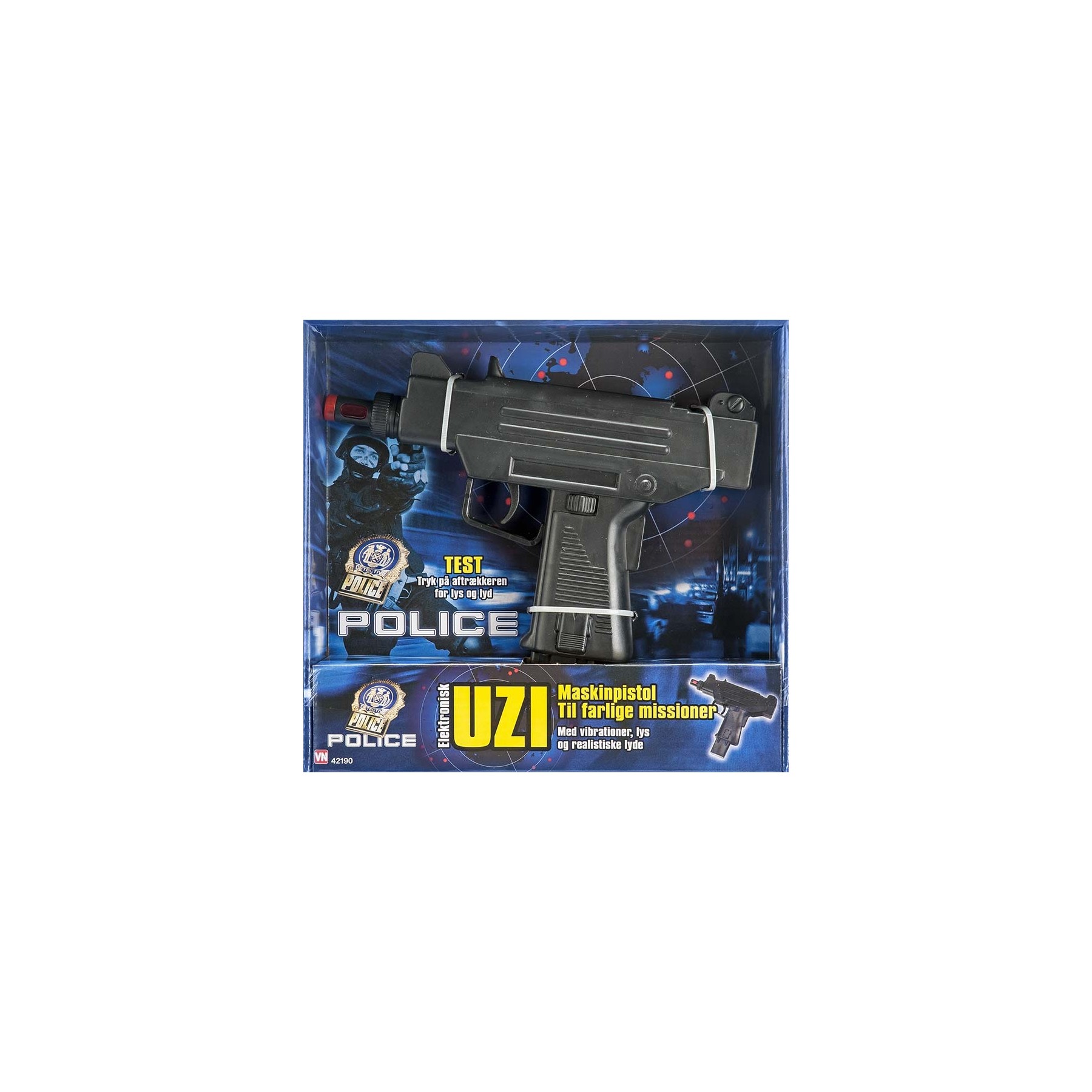 Swat Unit Police electronic Uzi (42190)