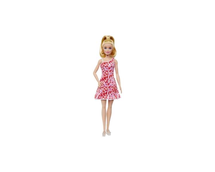 Barbie - Fashionista Doll - Pink Floral Dress (HJT02)