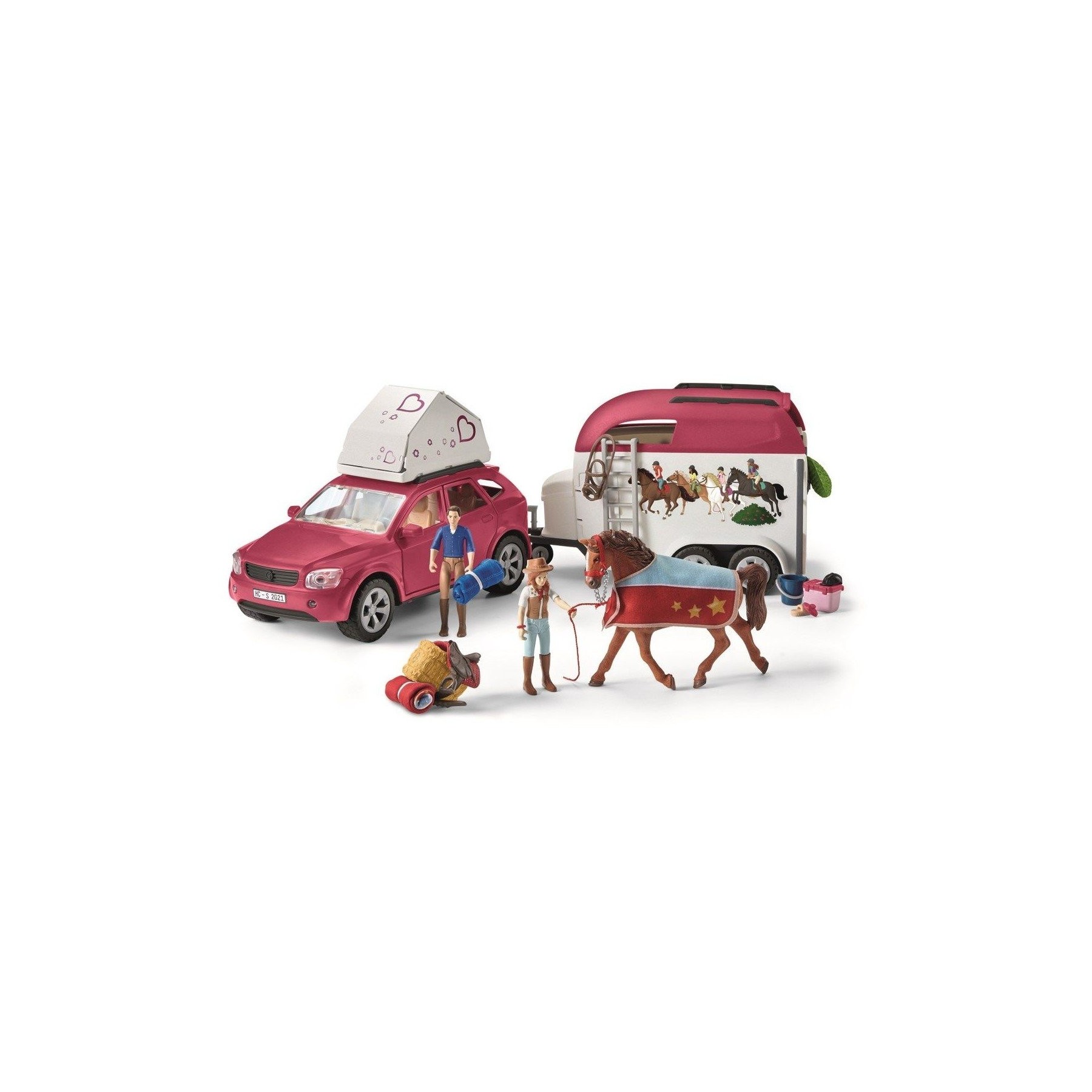 Schleich - Horse Adventures with Car and Trailer (42535)
