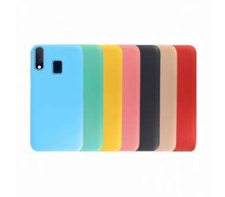 Funda Silicona Suave Samsung Galaxy A20-E disponible en 8 Colores