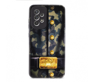 Funda Gel Doble capa para Samsung Galaxy A72-5G - Militar