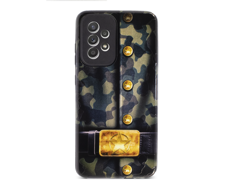 Funda Gel Doble capa para Samsung Galaxy A52-5G- Militar