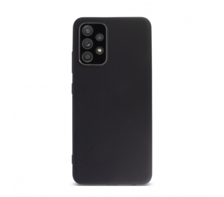 Funda Silicona Suave Samsung Galaxy A52-5G con Protector Camara 3D - 7 Colores