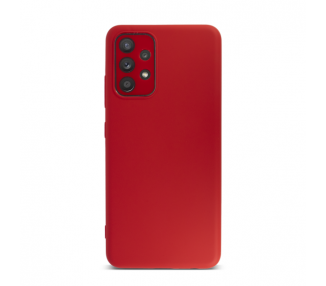 Funda Silicona Suave Samsung Galaxy A52-5G con Protector Camara 3D - 7 Colores