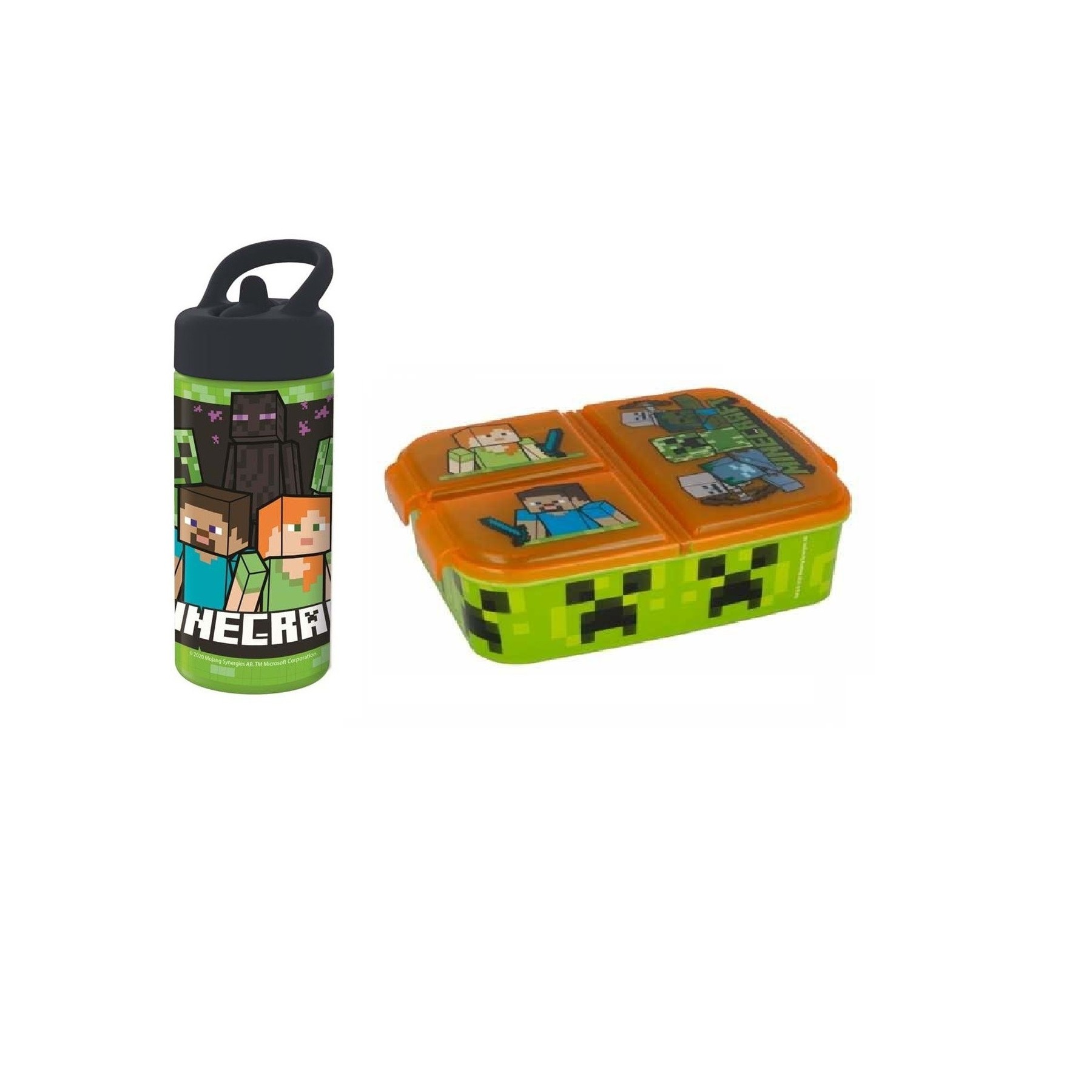 Euromic - Lunch Box & Water Bottle - Minecraft