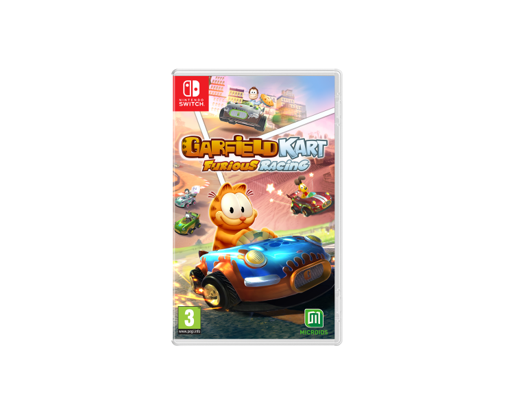 Garfield Kart Furious Racing Juego para Consola Nintendo Switch, PAL ESPAÑA