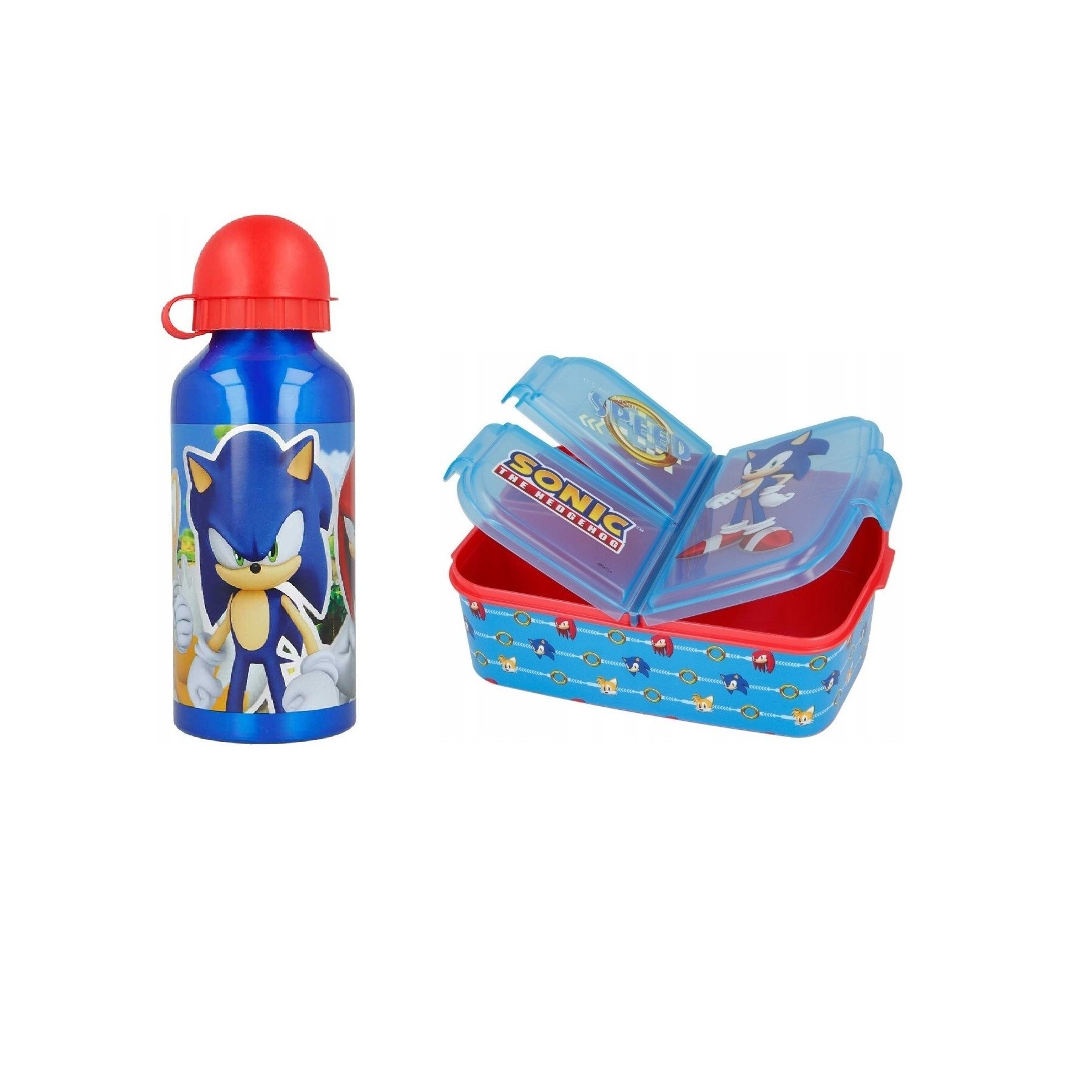 Euromic - Multi Lunch Box & Water Bottle - Sonic