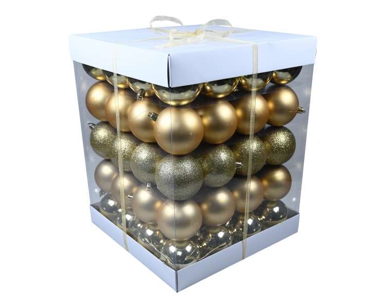 DGA - Ball, mat/shiny/glitter,  Gold (1481180)