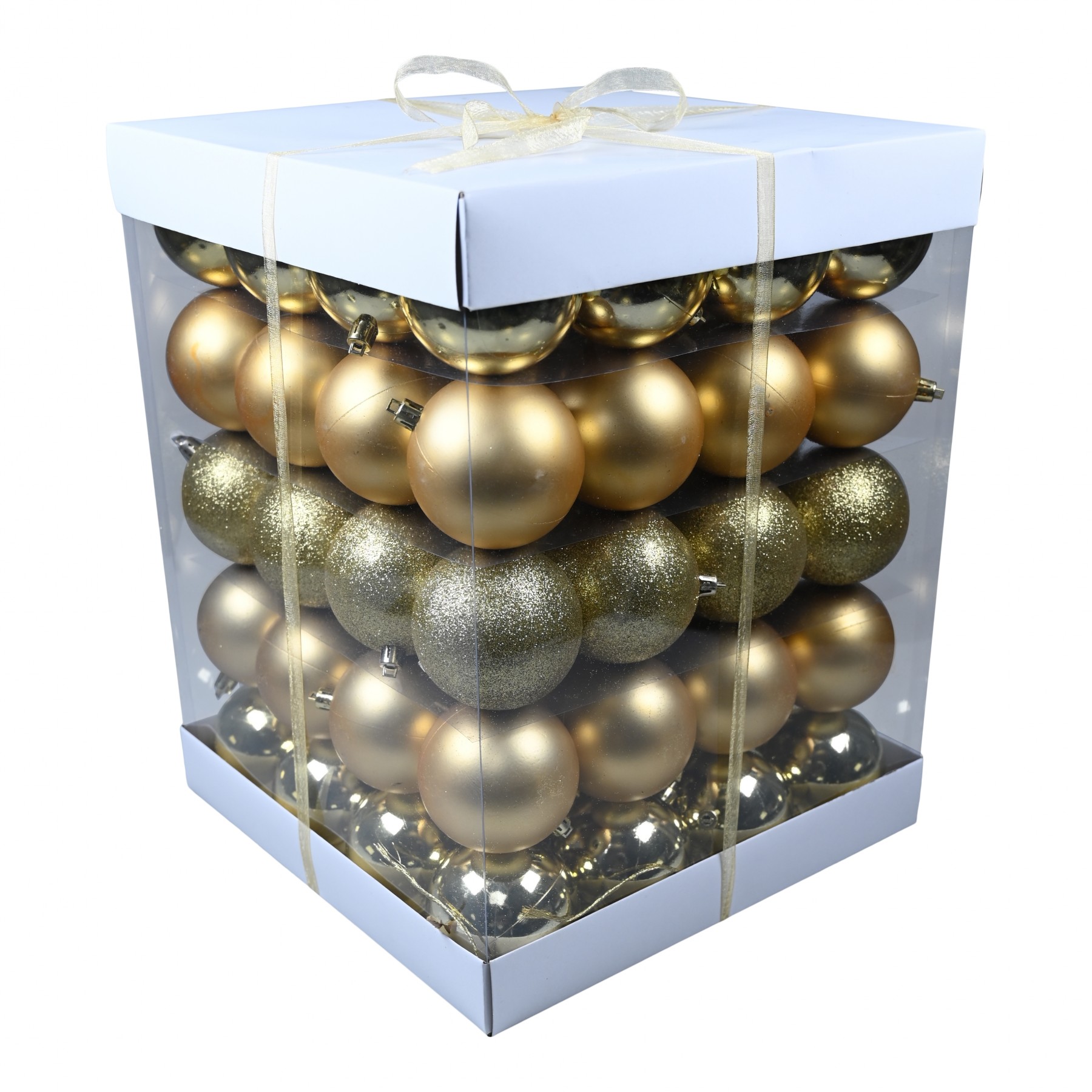 DGA - Ball, mat/shiny/glitter,  Gold (1481180)
