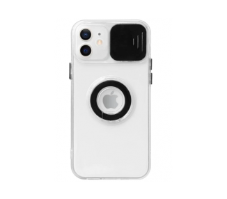 Funda Samsung Galaxy A72 5G Transparente con Anilla y Cubre Cámara 5 Colores