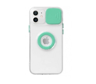 Funda Redmi Note 10 Pro Transparente con Anilla y Cubre Cámara 5 Colores