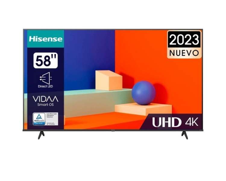 Televisor hisense uhd 58a6k 58'/ ultra hd 4k/ smart tv/ wifi