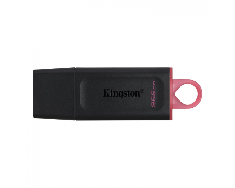 USB 3.2 KINGSTON 256 GB DATATRAVELER EXODIA NEGRO / ROJO