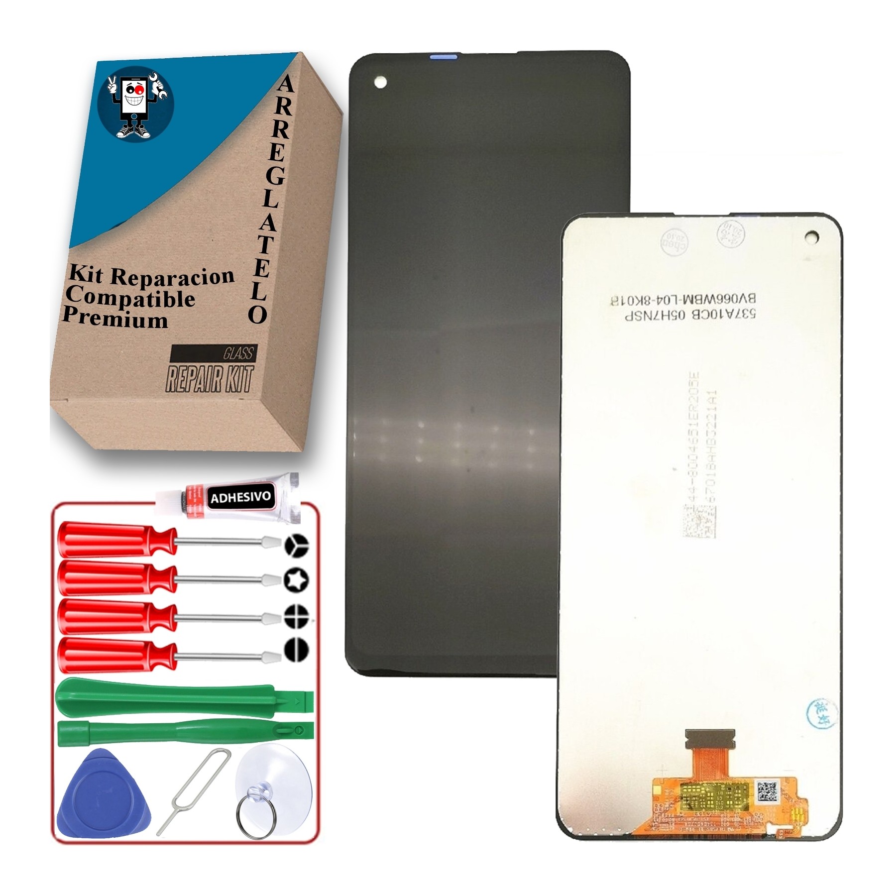 Kit Reparación Pantalla para Samsung Galaxy A21s A217F OEM Negra