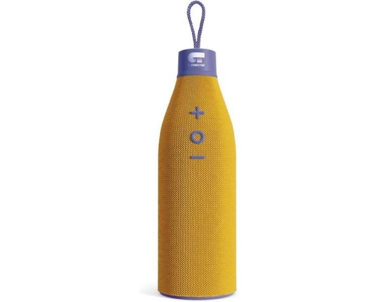 Altavoz con bluetooth fonestar lemon bottle/ 3w rms/ amarillo y morado