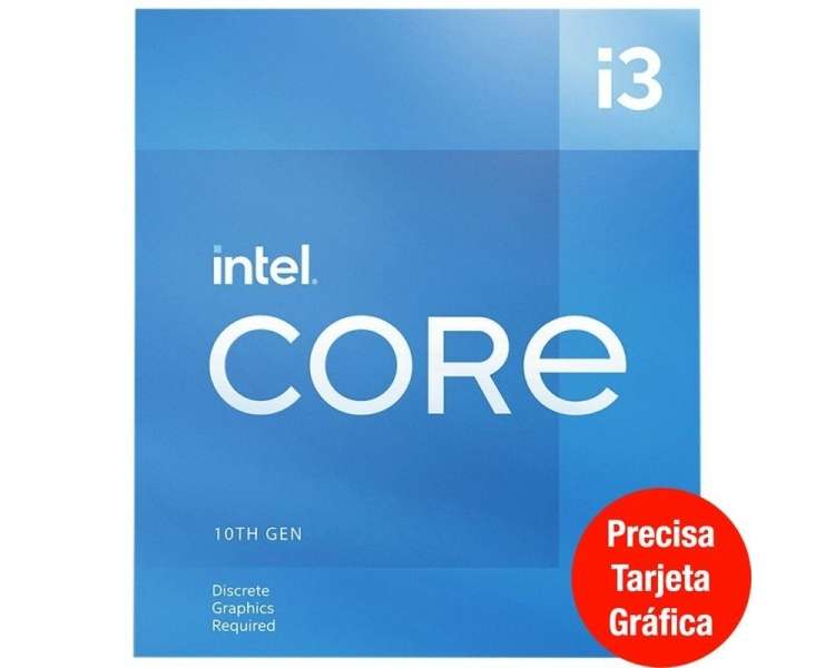 Procesador intel core i3-10105f 3.70ghz socket 1200