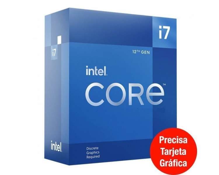 Procesador intel core i7-12700f 2.10ghz socket 1700