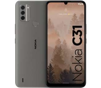 Smartphone nokia c31 4gb/ 128gb/ 6.7'/ gris