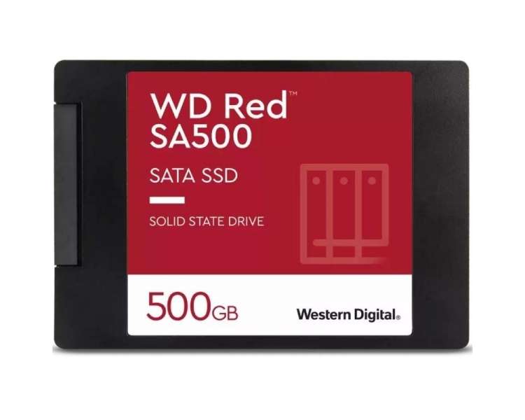 Disco ssd western digital wd red sa500 nas 500gb/ sata iii