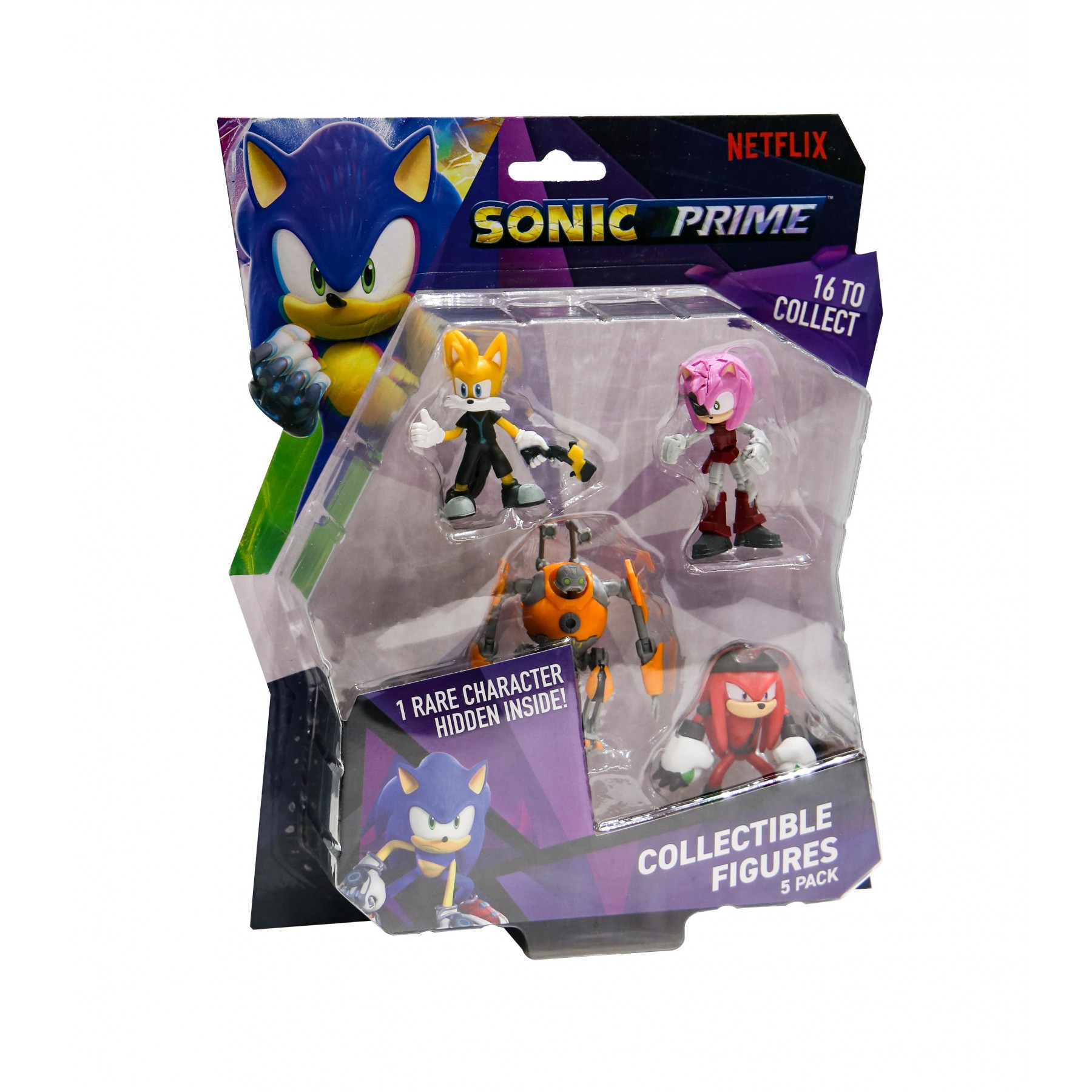 SONIC - Figure 5 pack blister 6,5 cm S1 - N3