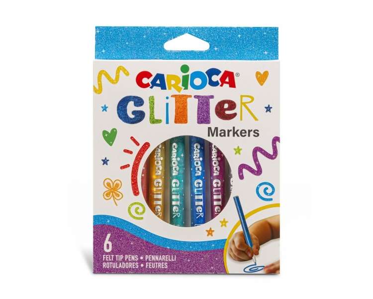 Carioca - Glitter Markers (32742)