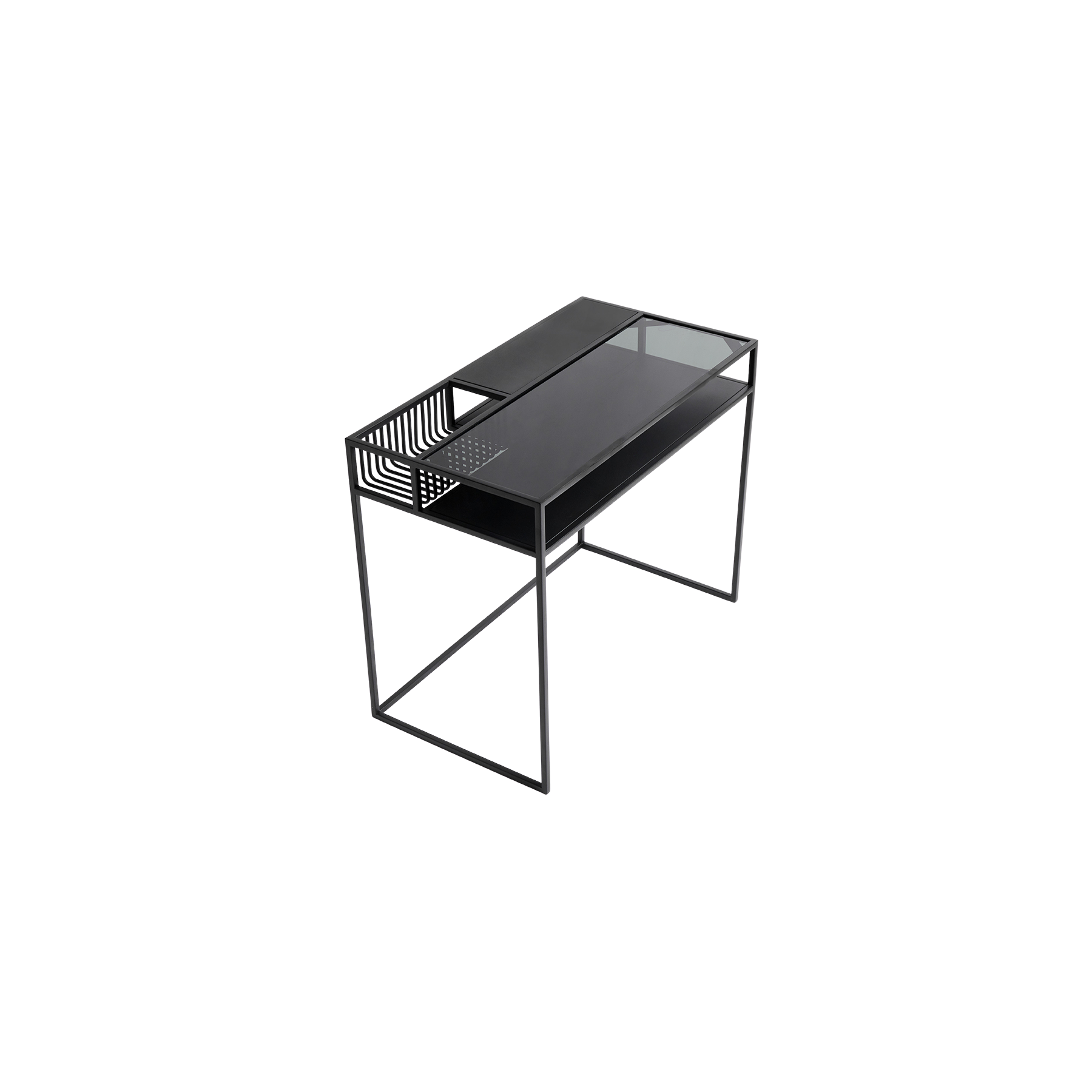 Muubs - Desk Denver - Black w/black glass (8280000130)