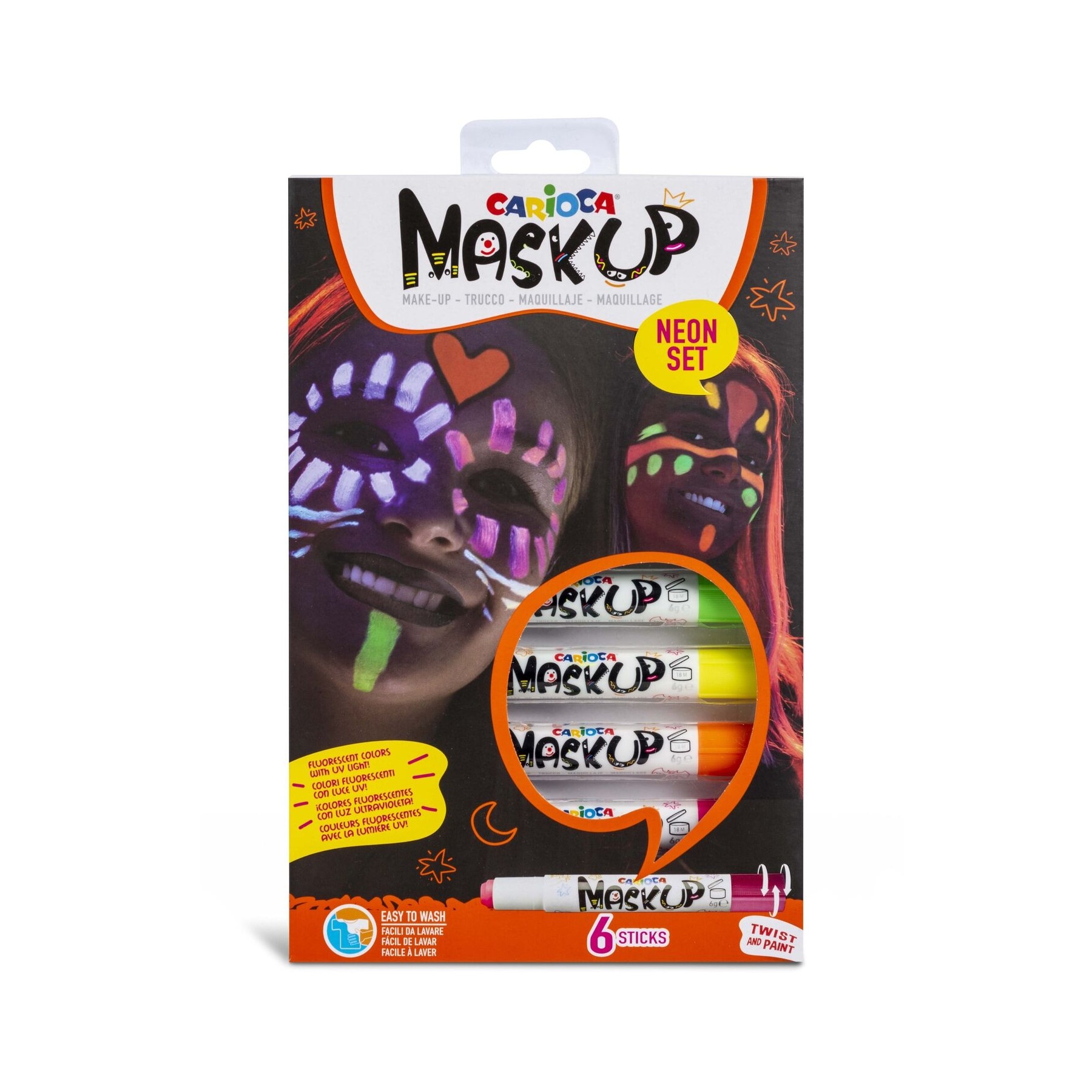 Carioca - Facepaint Sticks Neon (32781)