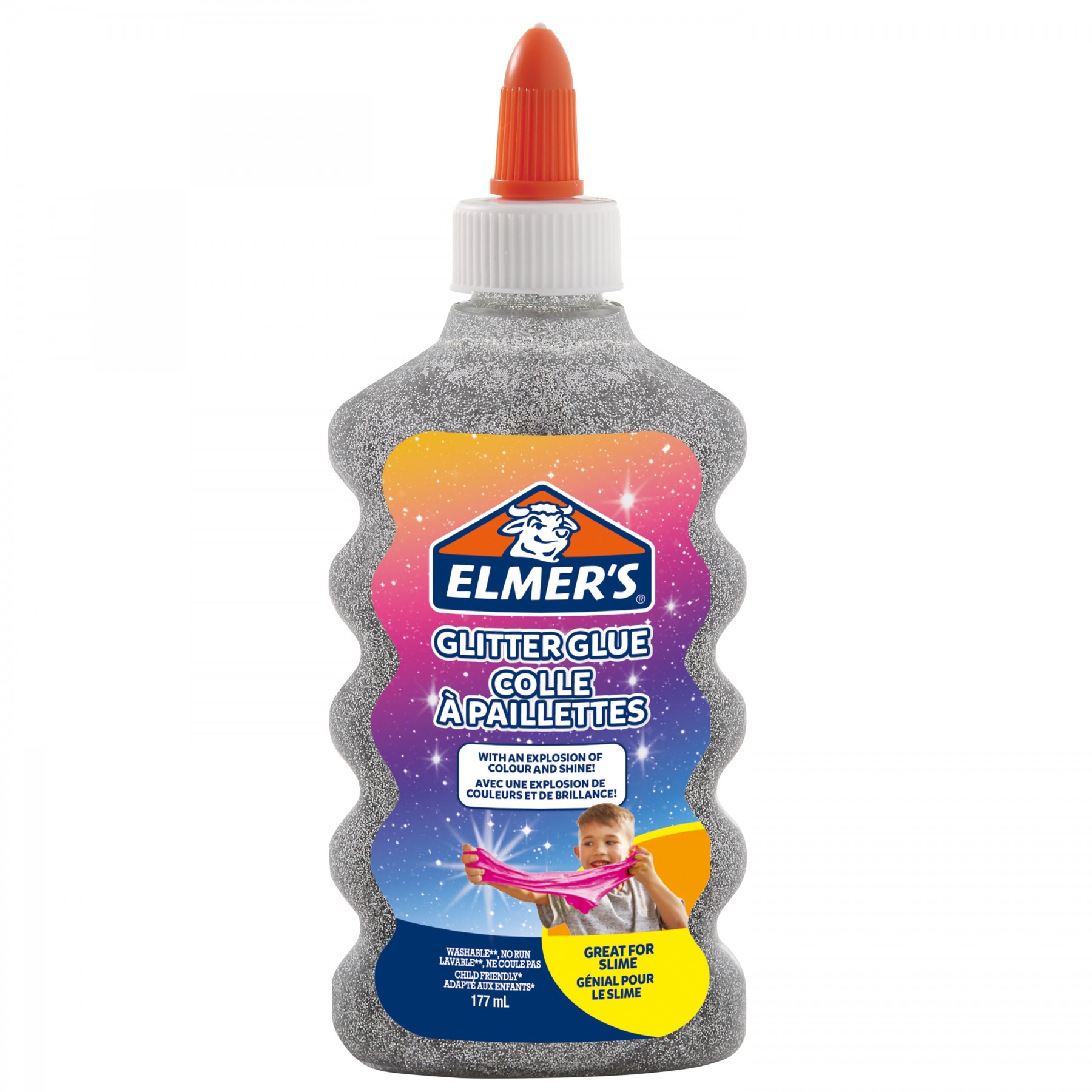Elmer'S, Pegamento Líquido Con Purpurina, Plata (177 Ml) (2077255)
