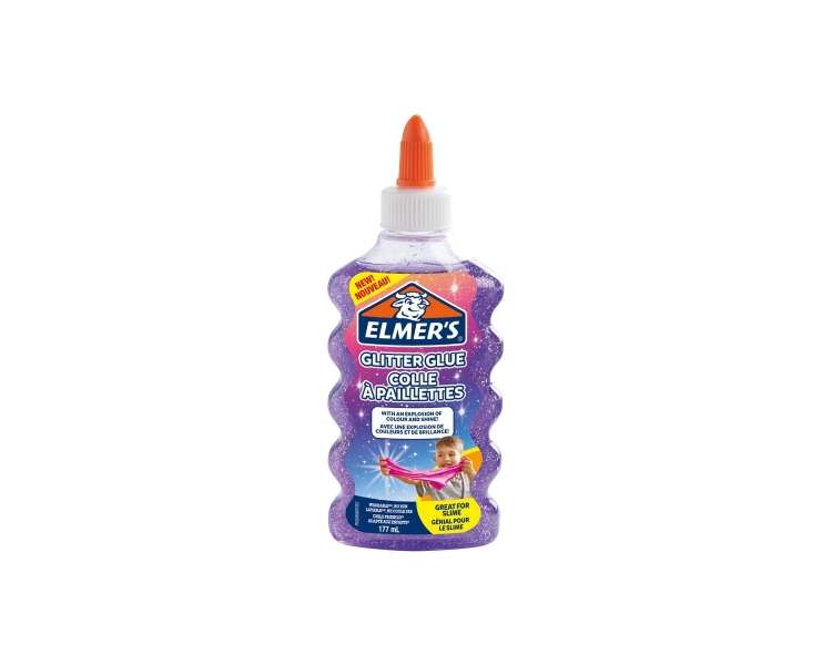 Elmer's - Glitter Liquid Glue - Purple (177 ml) (2077253)