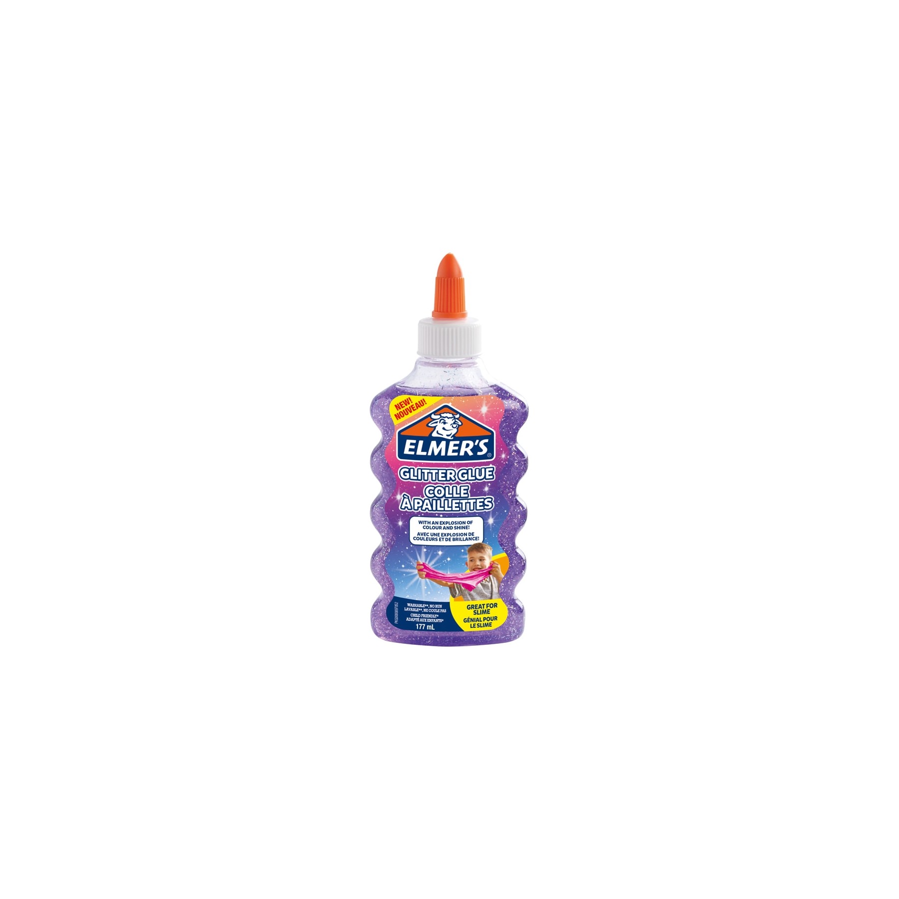 Elmer's - Glitter Liquid Glue - Purple (177 ml) (2077253)