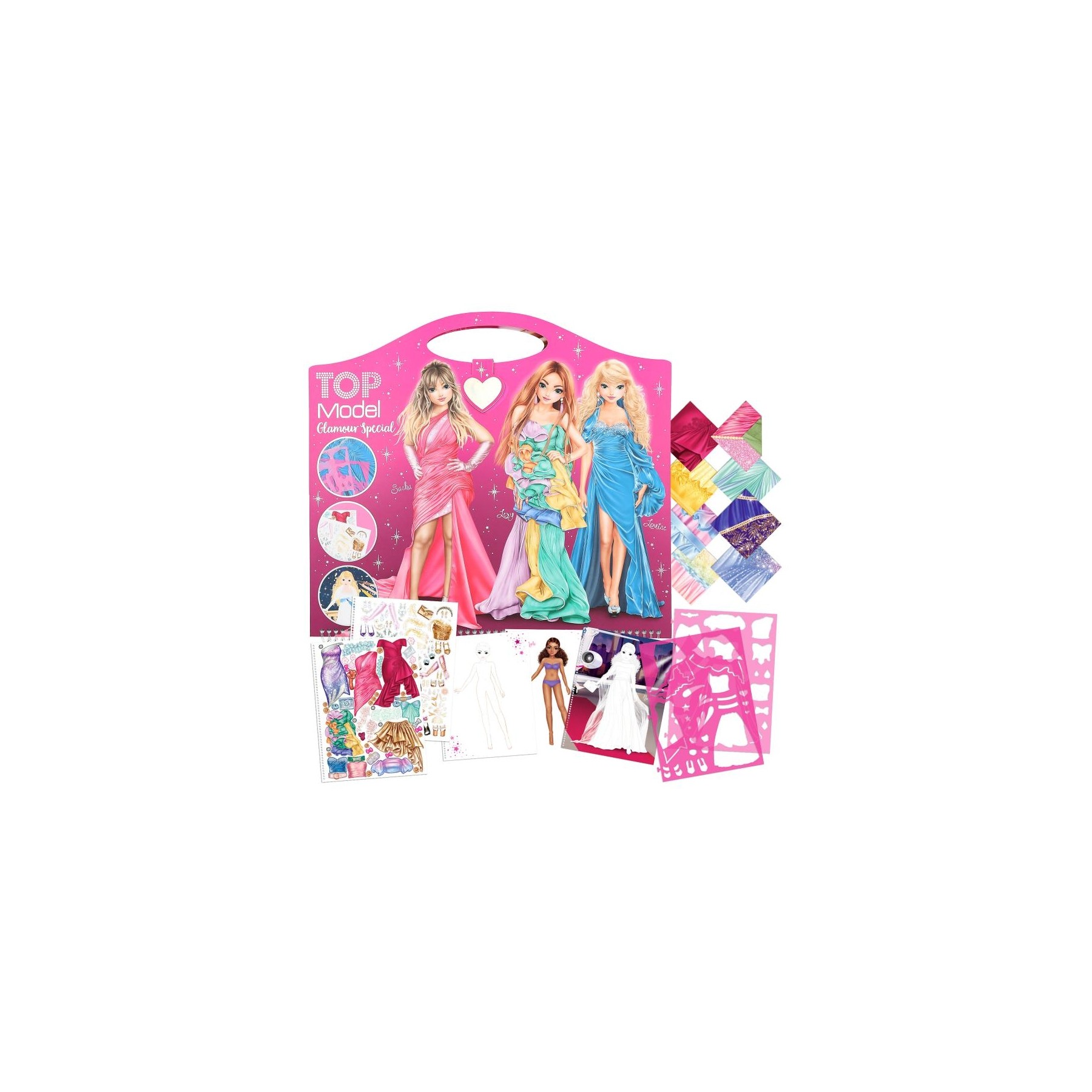 TOPModel  - Create Your Glamour Special Colouring Book - 412577