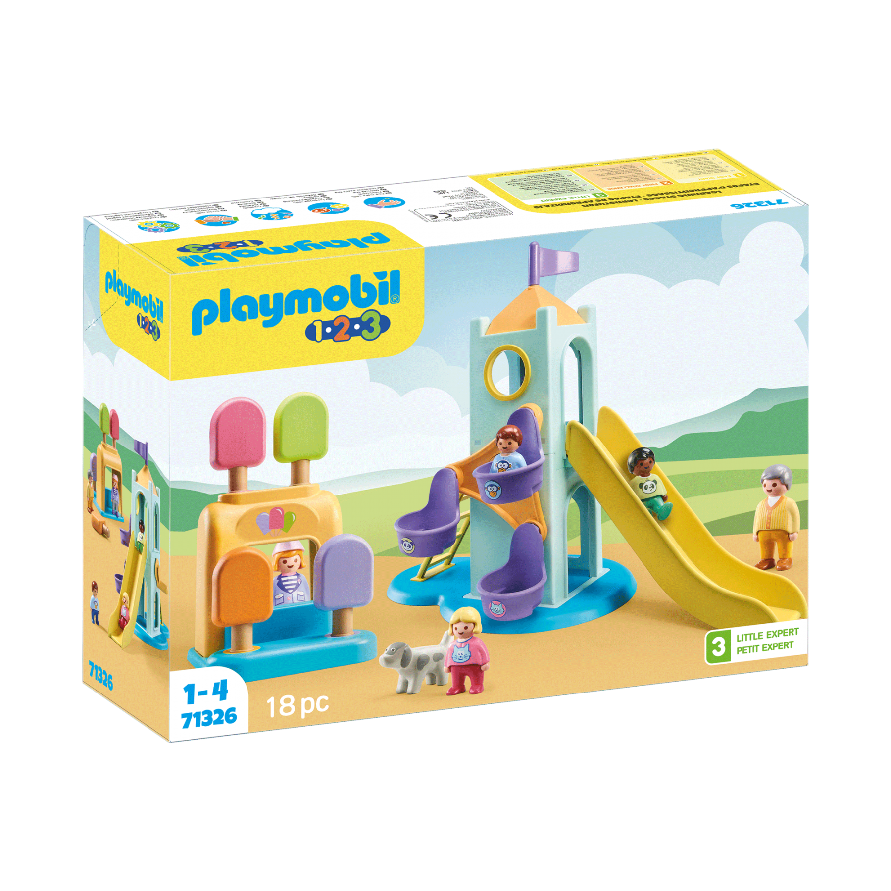 Playmobil - 1.2.3: Adventure Tower with Ice Cream Booth (71326)