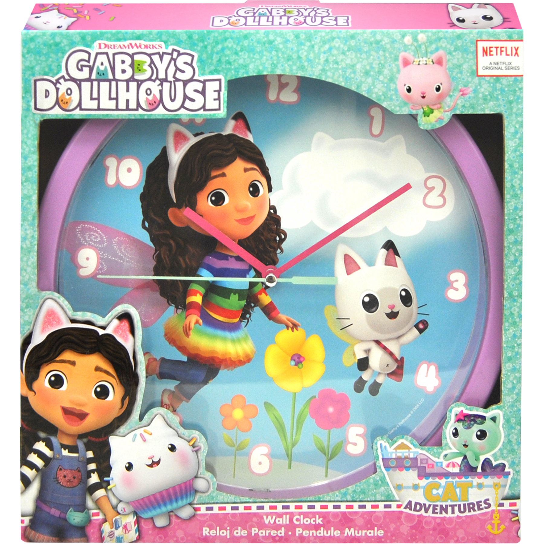 Euromic - Gabbys Dollhouse - Wall Clock (033731201)