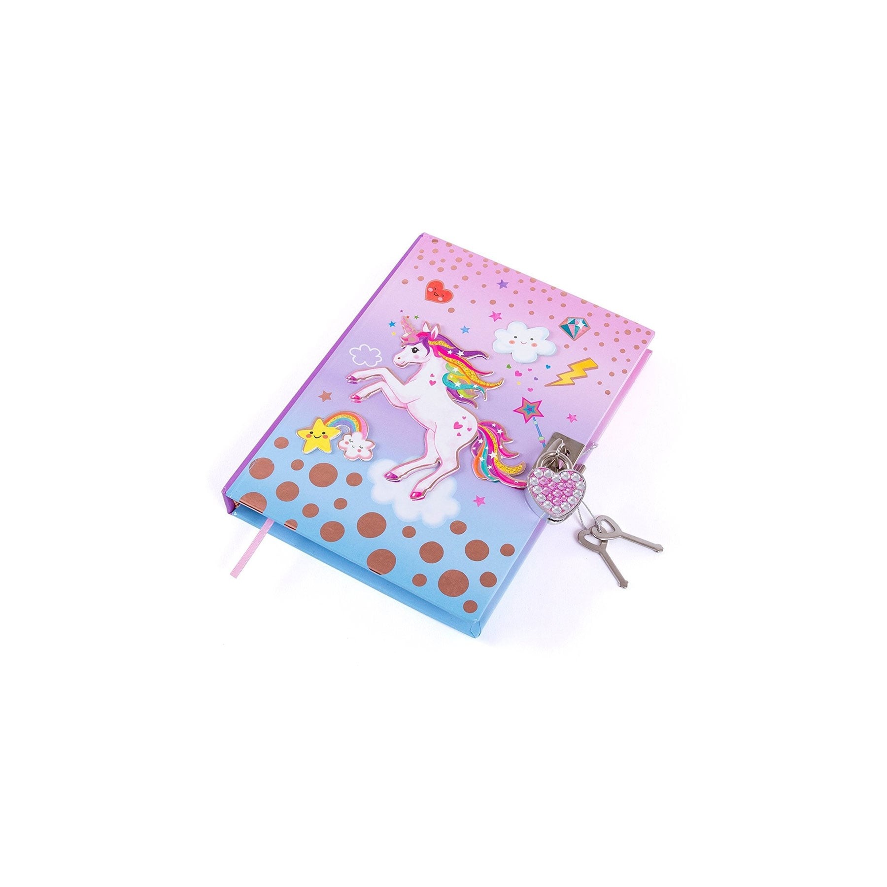 Diary w. Lock - Unicorn (16054)