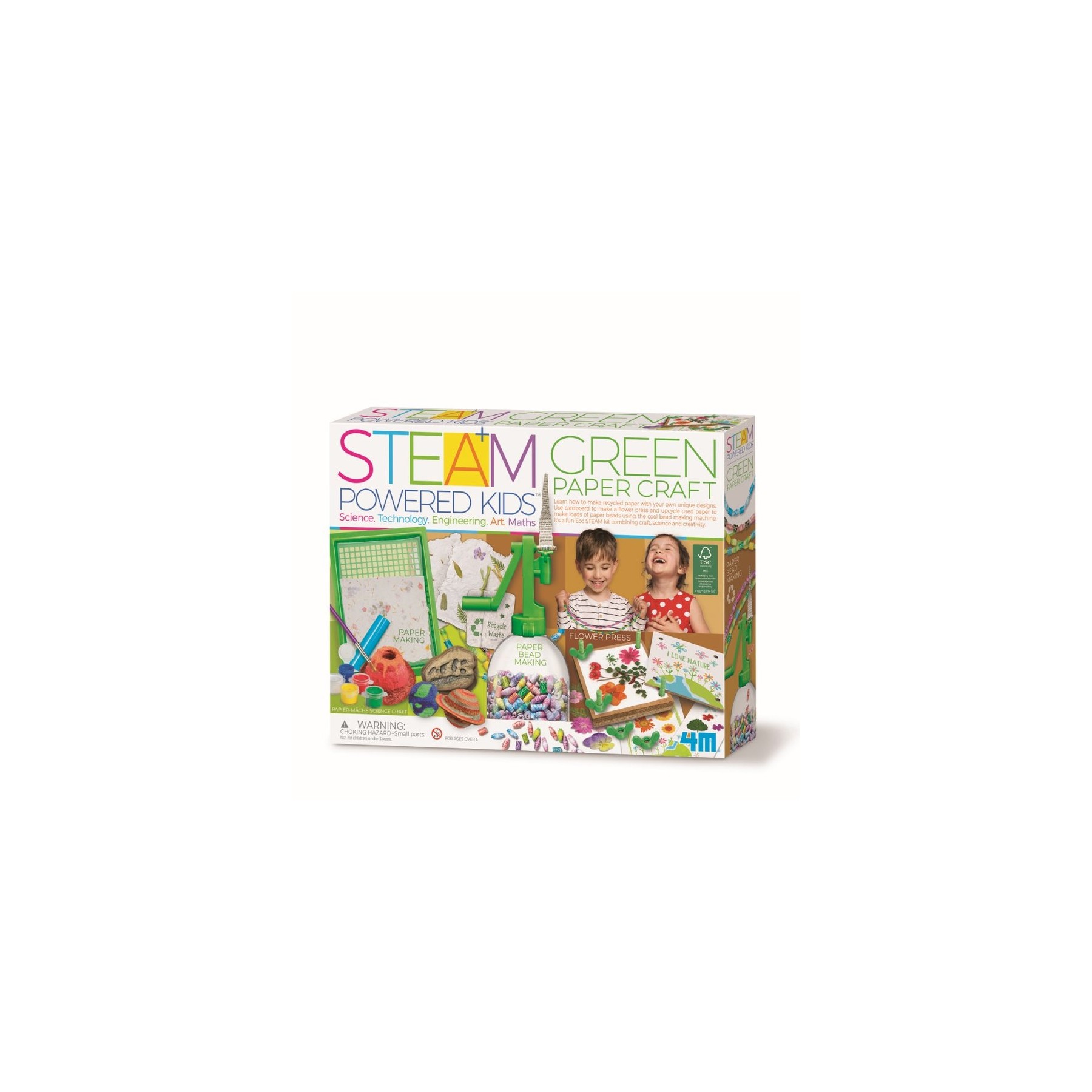 4M - STEAM POWERED KIDS / Green Paper craft (4M-05542)