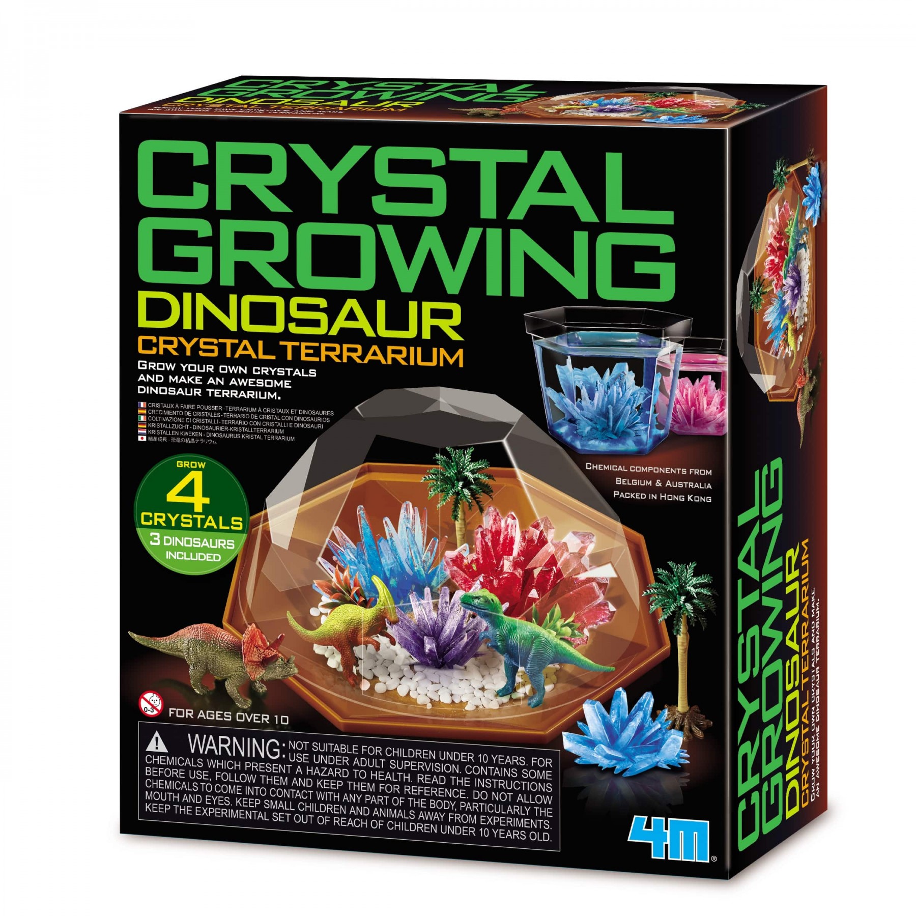 4M - Crystal Growing / Dinosaur Crystal Terrarium (EU) - (4M-03926)