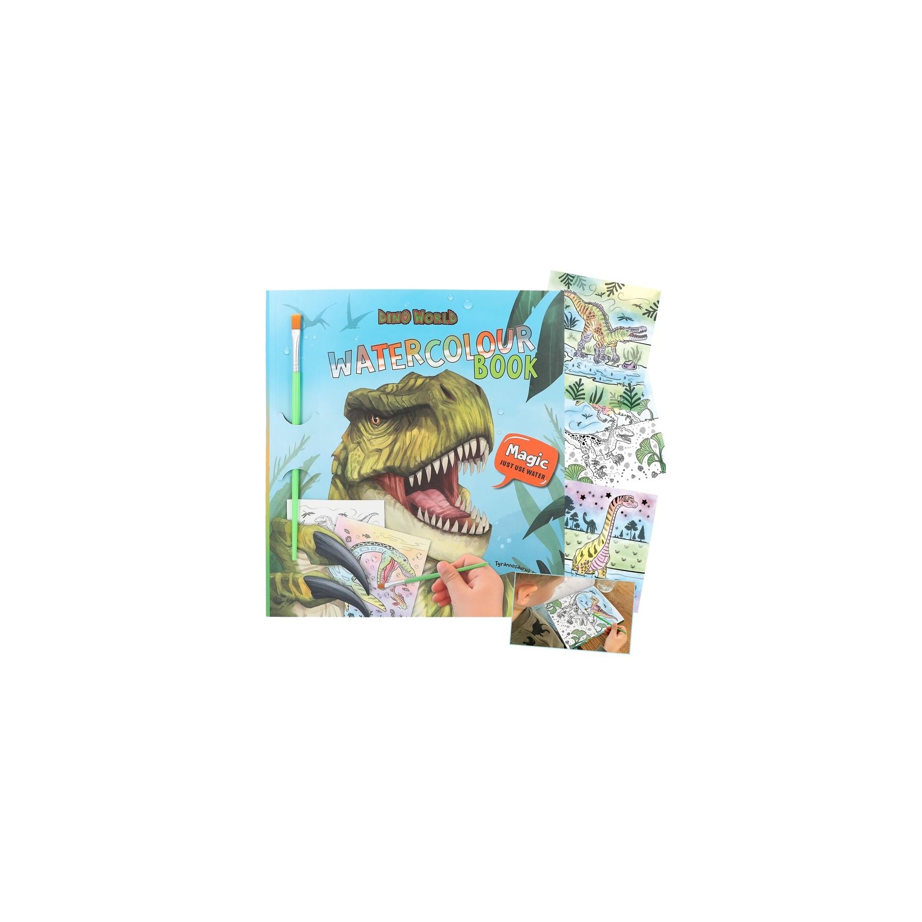 Dino World - Watercolour Book - 412578