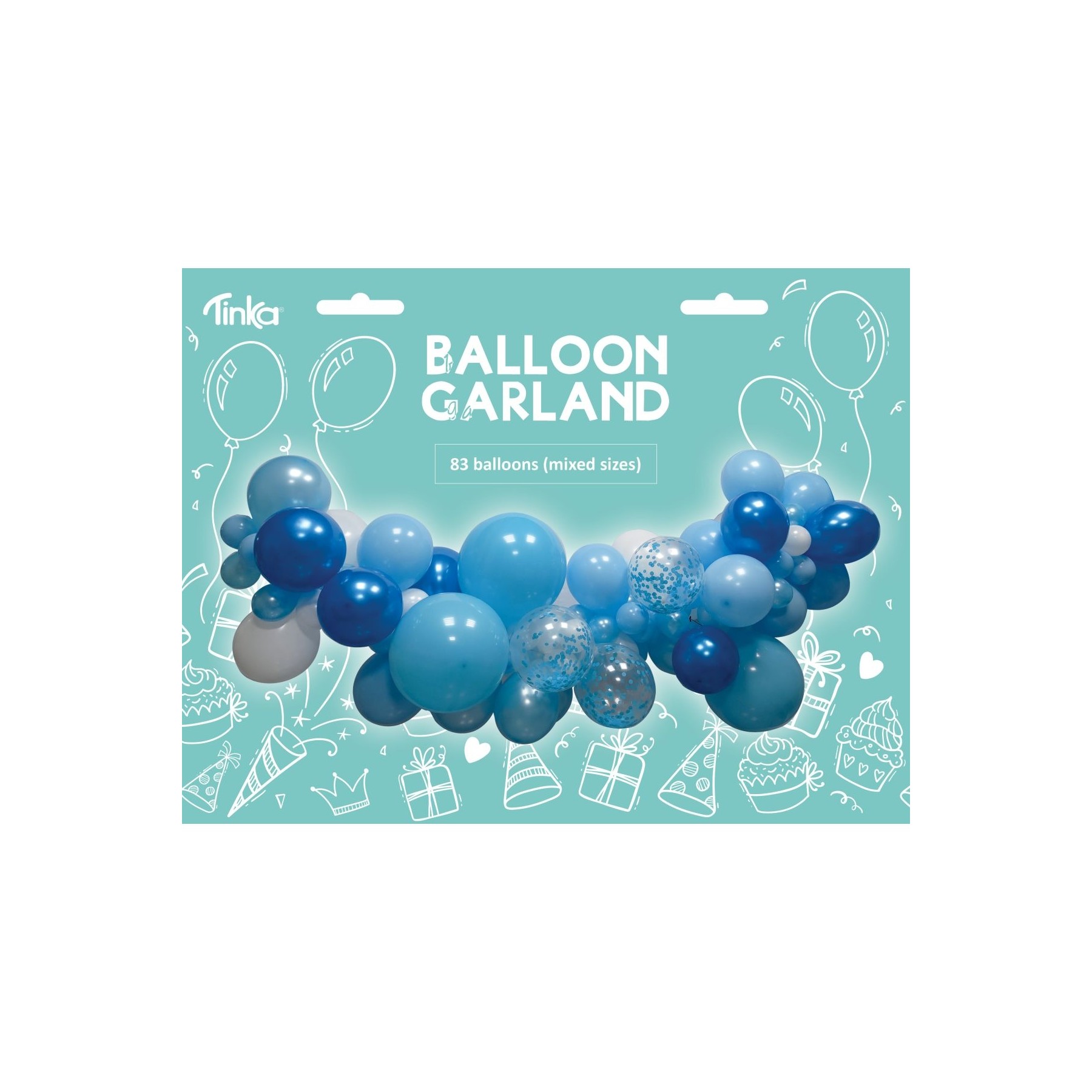 Tinka - Balloon Garland - Blue (83 pcs) (8-802256)