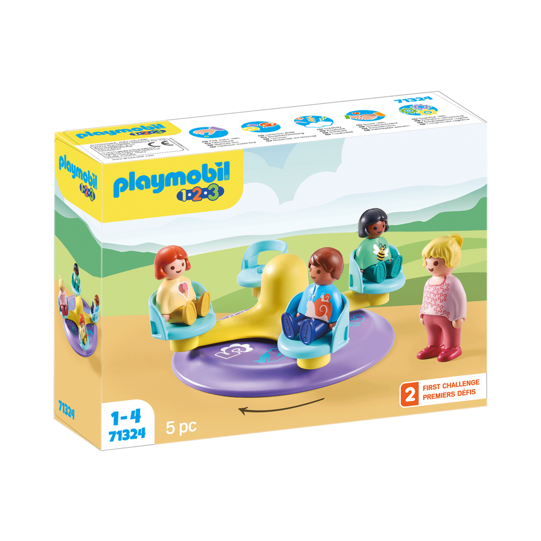 Playmobil - 1.2.3: Number-Merry-Go-Round (71324)