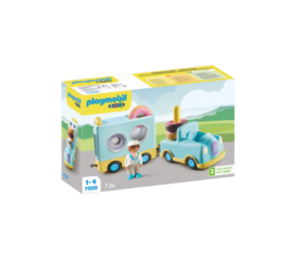 Playmobil - 1.2.3: Crazy Donut Truck with Stacking and Sorting Feature (71325)
