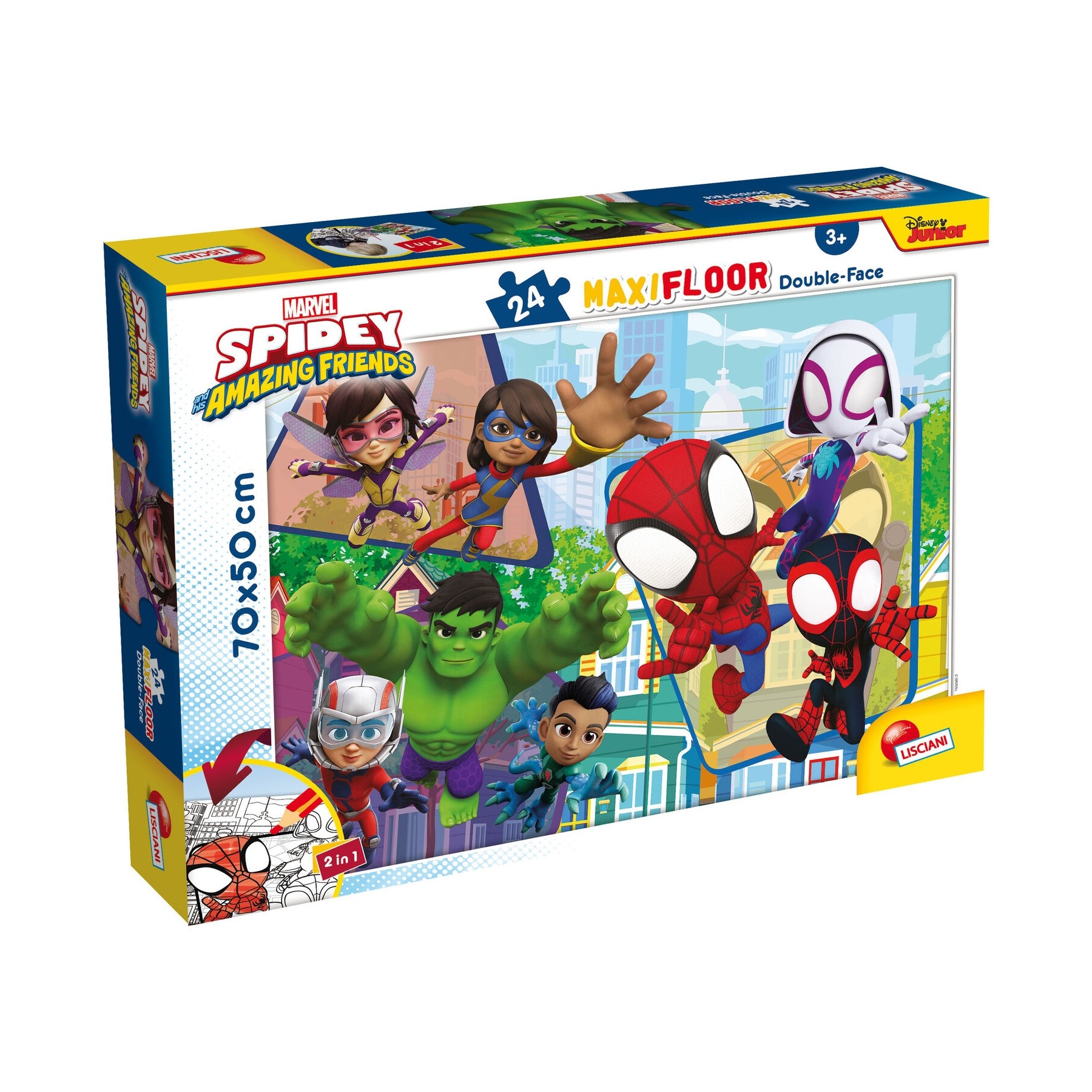 Rompecabezas Spidey - Maxifloor Doubleface (24 Piezas) (31568)_x000D_