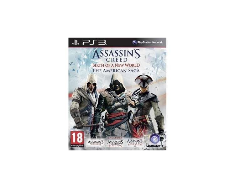 Assassin's Creed Birth of a New World The American Saga Juego para Consola Sony PlayStation 3 PS3, PAL ESPAÑA