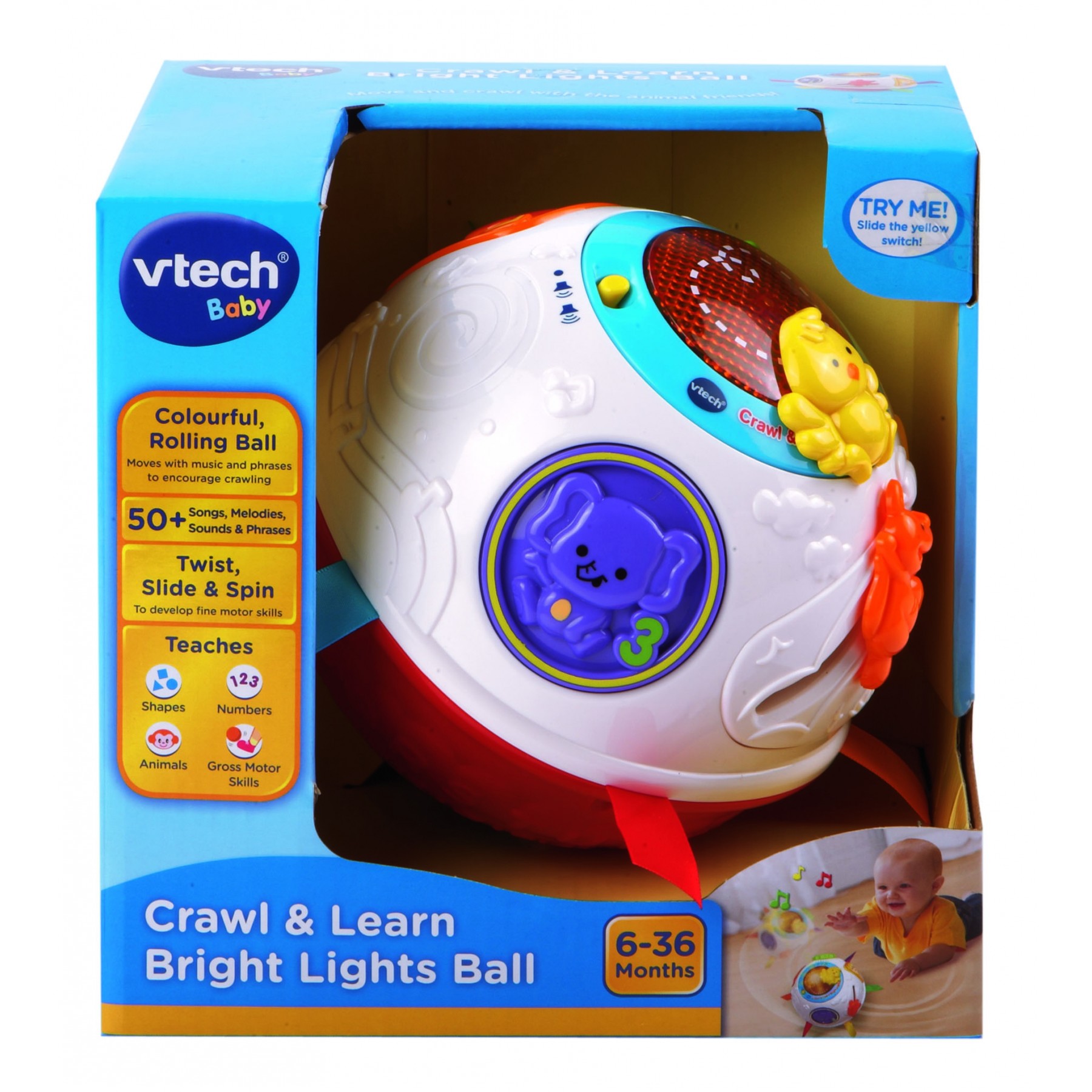 Vtech - Baby Kravle- og Lærebold (Danish) (950-151532)