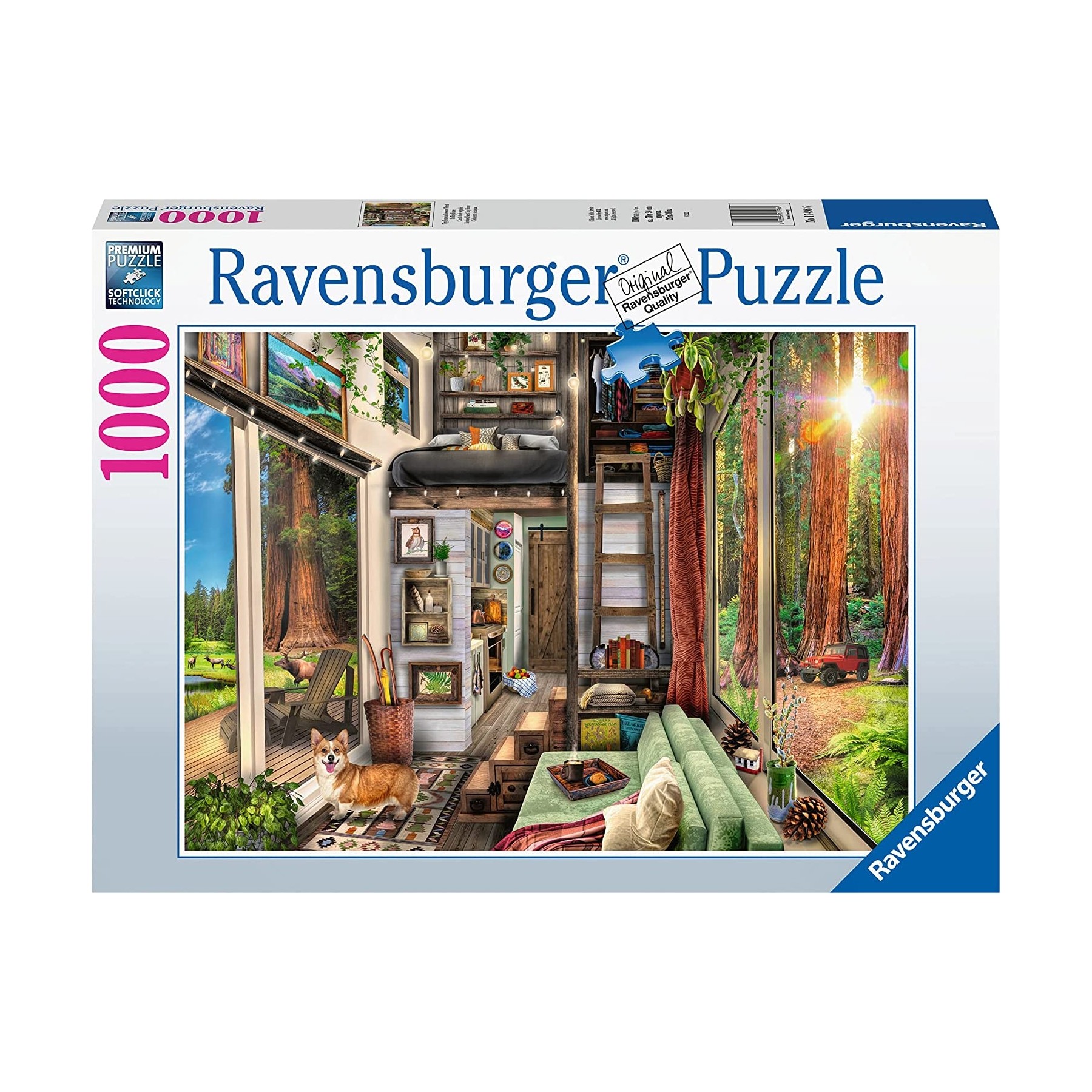 Ravensburger - Redwood Forest Tiny House 1000p - (10217496)