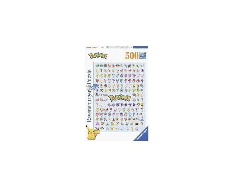 Pokemon Puzzle - Original 151 (500 Pieces) (PEG4781)