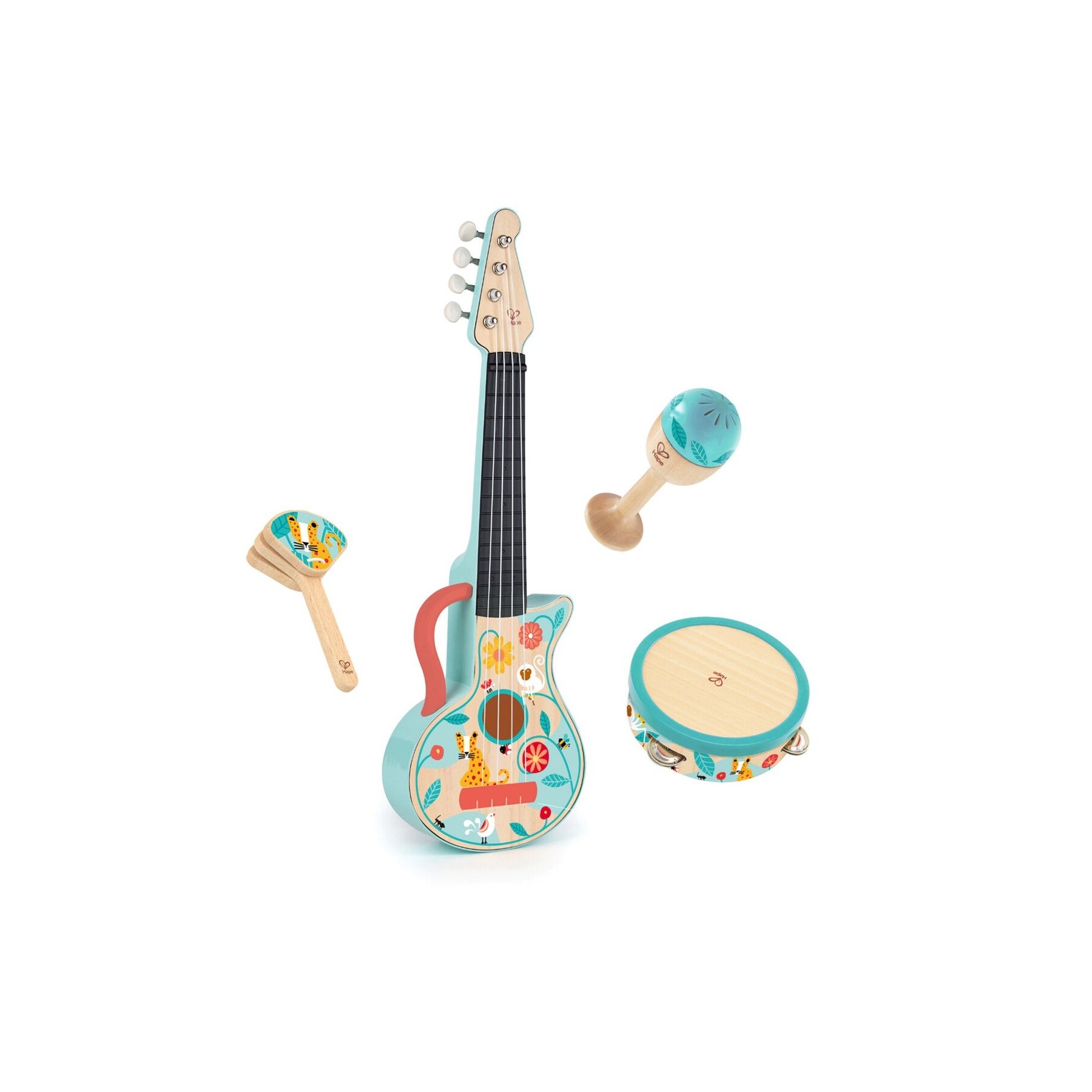 Hape - 4 In 1 Percussion Set (87-0638)