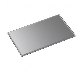 STOFF Nagel - Glass base rectangular - Smoked black