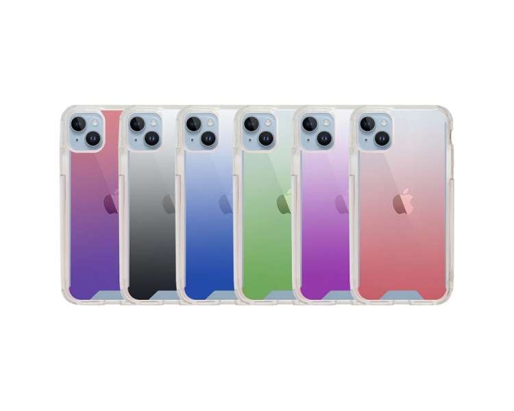 Funda Antigolpe Degradada de Colores para iPhone 13 6-Colores